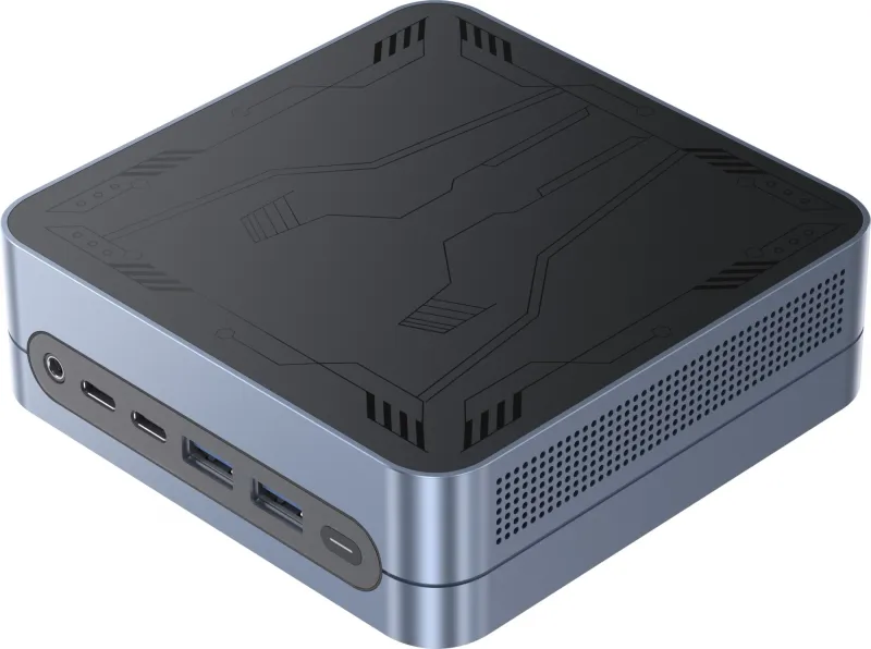 Неттоп Chuwi LarkBox S i3 1220P (1.5) 16Gb SSD512Gb UHDG Windows 11 Pro GbitEth WiFi BT 90W серый/черный