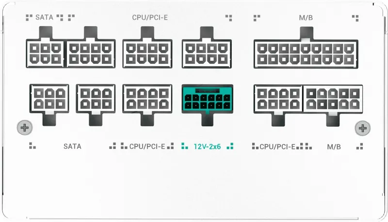 Блок питания Deepcool ATX 850W PN850M WH Game Storm Gen.5 80+ gold (20+4pin) APFC 120mm fan 8xSATA RTL