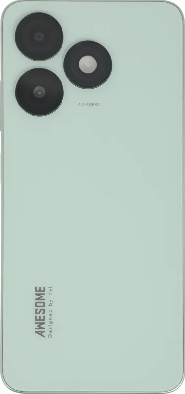 Смартфон Itel A667LP A50 64Gb 3Gb зеленый моноблок 3G 4G 2Sim 6.56" 720x1612 Android 14 8Mpix 802.11 b/g/n GPS GSM900/1800 GSM1900 TouchSc A-GPS microSD max512Gb
