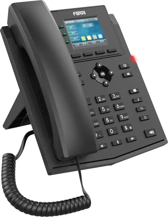 SIP-Телефон 2-проводной Fanvil 2 Wire Phone Energy-saving mode 6 Parties conference 3 Line Key HD voice 4 SIP Line Back light Opus+IPV6 PSU