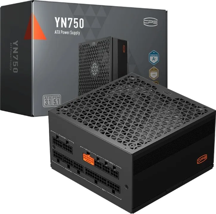 Блок питания PcCooler ATX 750W P5-YN750-G1F 80+ gold (20+4pin) APFC 135mm fan 6xSATA Cab Manag RTL