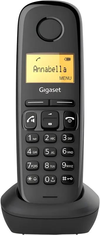 Р/Телефон Dect Gigaset A270 Duo Rus черный (труб. в компл.:2шт) АОН