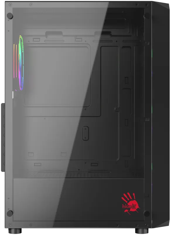 Корпус Bloody BD-CC114F черный без БП ATX 4x120mm 1xUSB2.0 1xUSB3.0 audio bott PSU