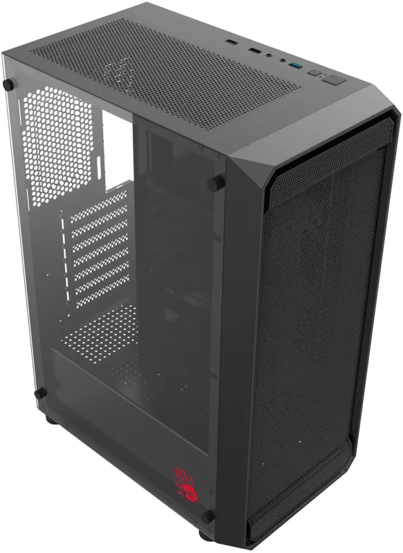 Корпус Bloody BD-CC114F черный без БП ATX 4x120mm 1xUSB2.0 1xUSB3.0 audio bott PSU