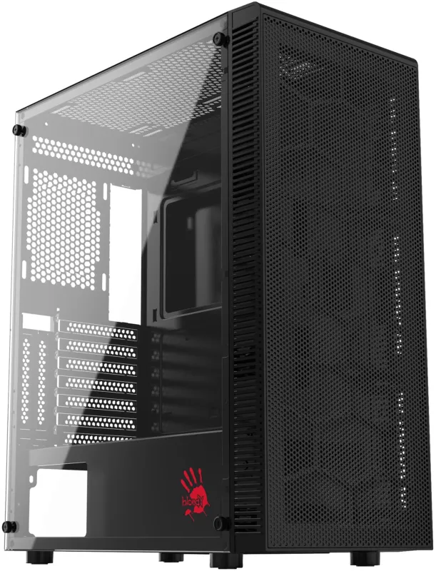 Корпус Bloody BD-CC115 черный без БП ATX 8x120mm 1xUSB2.0 1xUSB3.0 audio bott PSU