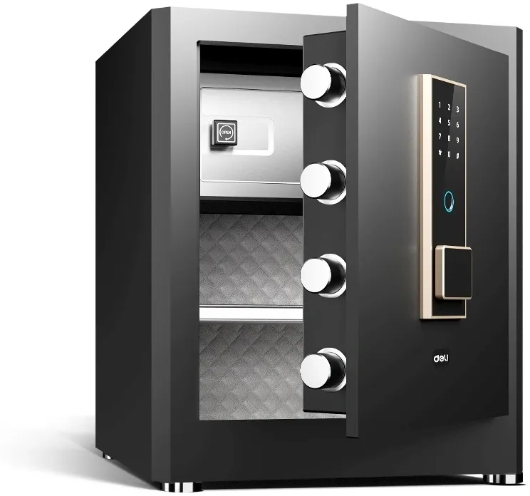 Сейф Deli ET595 электронный/ключевой/биометрический трейзер трейзер-лоток