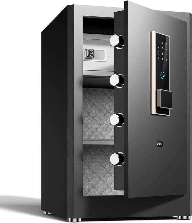 Сейф Deli ET596 электронный/ключевой/биометрический трейзер трейзер-лоток