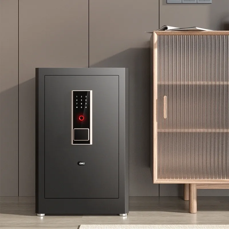 Сейф Deli ET596 электронный/ключевой/биометрический трейзер трейзер-лоток