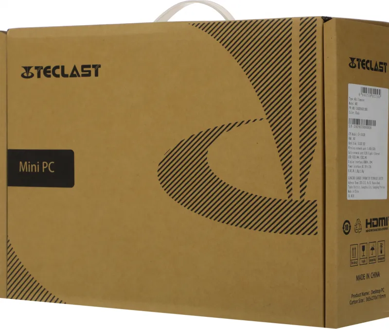 ПК Мини Teclast M01 i5 13420H (2.1) 16Gb SSD512Gb UHDG Windows 11 Pro GbitEth WiFi BT 90W черный (13420H16G512KRU)