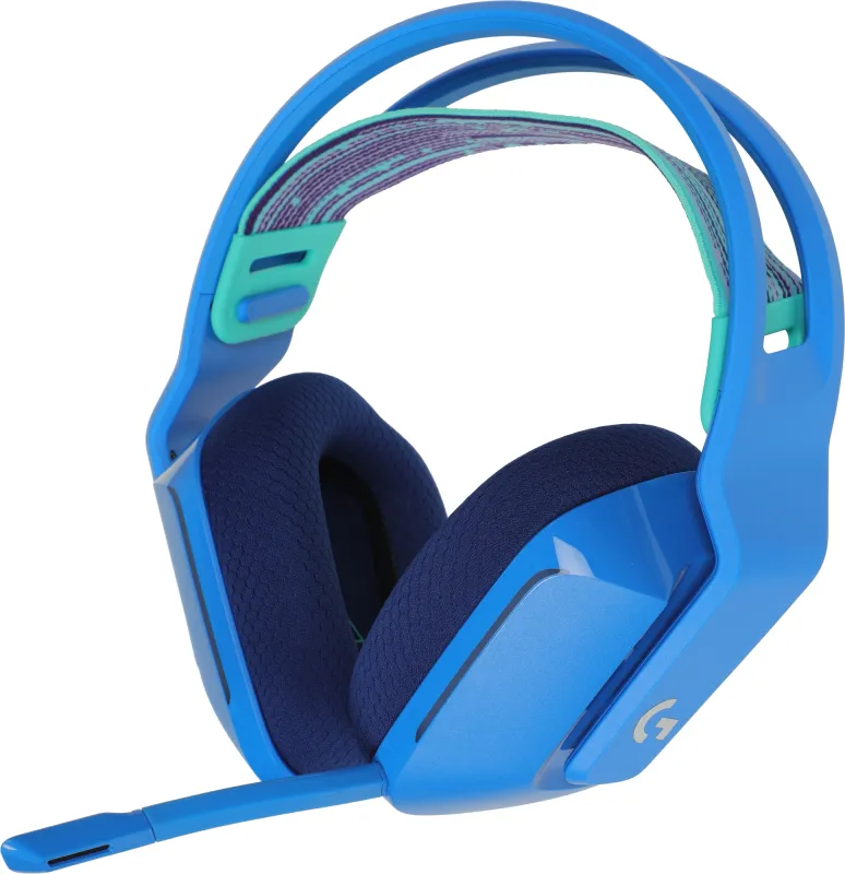 Наушники с микрофоном Logitech G733 Lightspeed синий накладные Radio оголовье (981-000945)