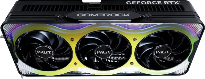 Видеокарта Palit PCI-E 4.0 PA-RTX5080 GAMEROCK OC NVIDIA GeForce RTX 5080 16Gb 256bit GDDR7 2235/21000 HDMIx1 DPx3 HDCP Ret