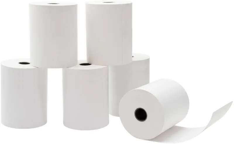 Лента чековая Silwerhof 80мм 80м 12mm термобумага (упак.9шт)