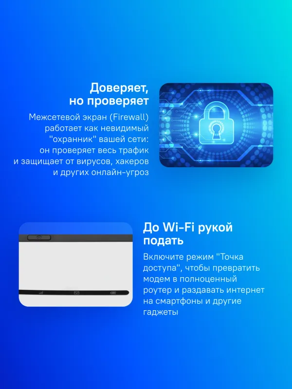 Модем 4G Huawei Mobile 3s E5576-321 Wi-Fi Firewall внешний белый