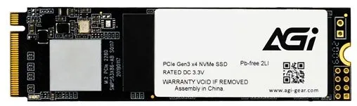 Накопитель SSD AGi PCIe 3.0 x4 256GB AGI256G80AI198R AI198 M.2 2280