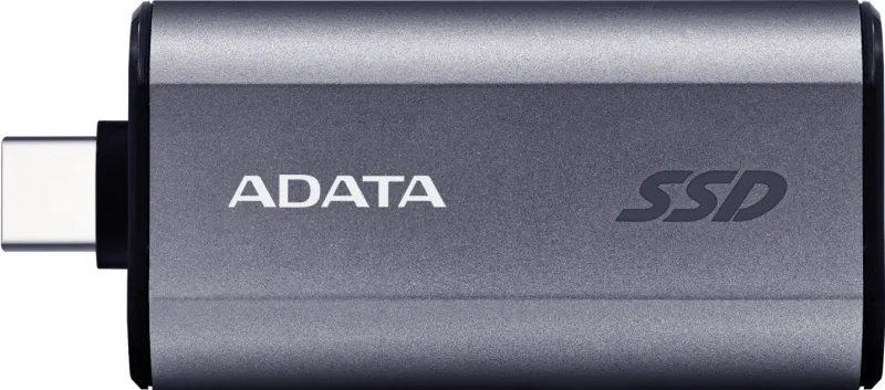 Накопитель SSD A-Data USB3.2 Gen2 1TB SC750-1000G-CCBK SC750 серый