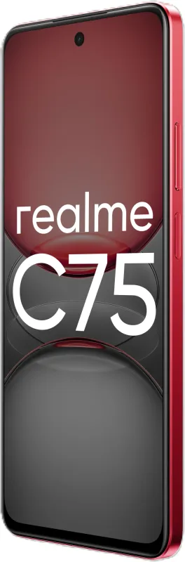 Смартфон Realme RMX3941 C75 256Gb 8Gb красный моноблок 3G 4G 2Sim 6.72" 1080x2400 Android 14 50Mpix 802.11 a/b/g/n/ac NFC GPS GSM900/1800 GSM1900 TouchSc microSD