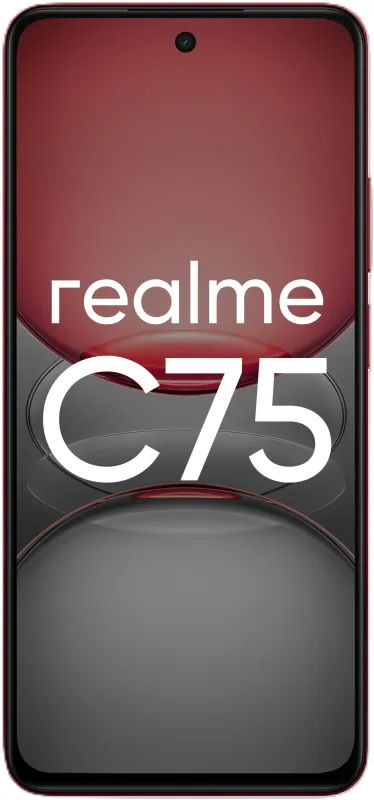 Смартфон Realme RMX3941 C75 256Gb 8Gb красный моноблок 3G 4G 2Sim 6.72" 1080x2400 Android 14 50Mpix 802.11 a/b/g/n/ac NFC GPS GSM900/1800 GSM1900 TouchSc microSD