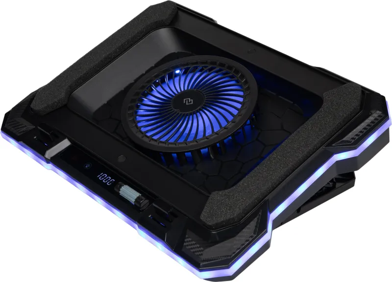Подставка для ноутбука Digma D-NCP190-1x100RGB 1x черный
