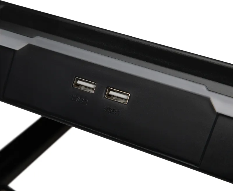 Подставка для ноутбука Digma D-NCP190-1x100RGB 1x черный