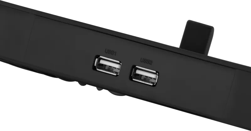 Подставка для ноутбука Digma D-NCP180-2x110RGB 2x черный