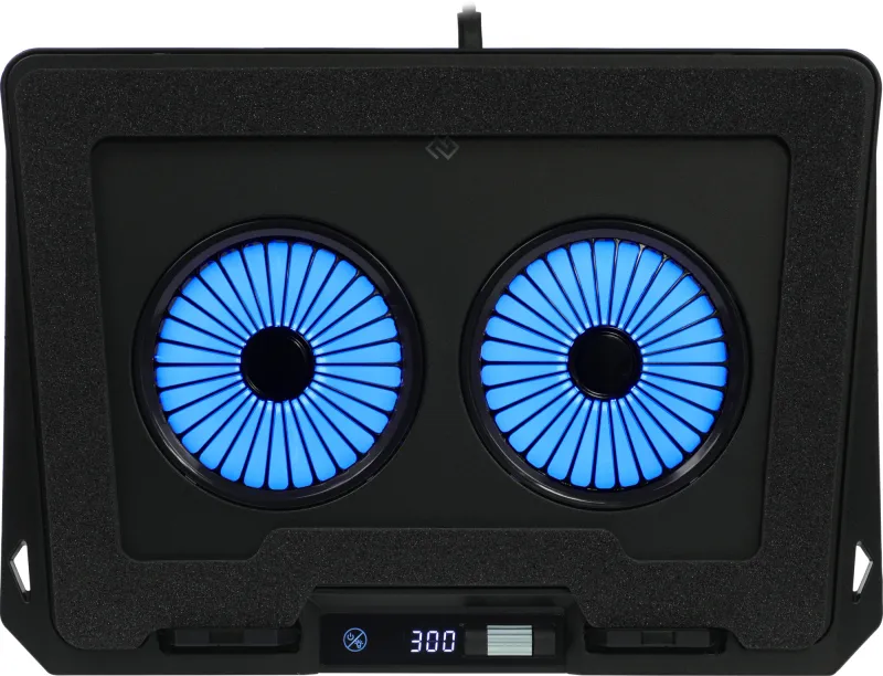 Подставка для ноутбука Digma D-NCP170-2x110RGB 2x черный