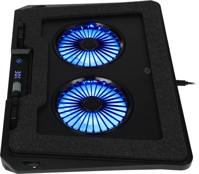 Подставка для ноутбука Digma D-NCP170-2x110RGB 2x черный