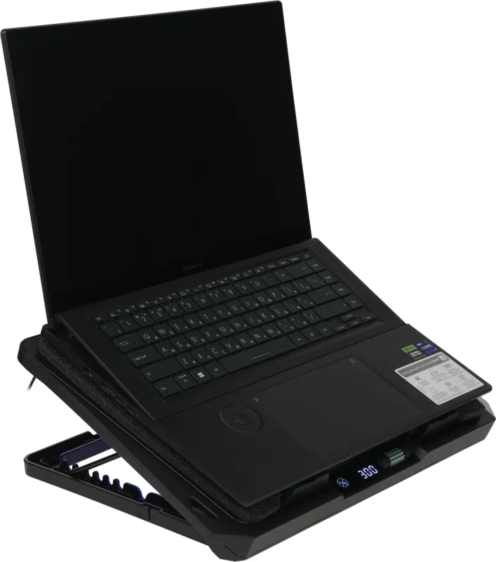 Подставка для ноутбука Digma D-NCP170-2x110RGB 2x черный