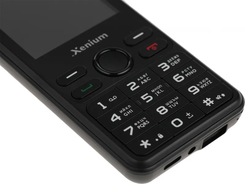 Мобильный телефон Xenium X280 черный моноблок 2Sim 2.8" 240x320 Nucleus 0.3Mpix GSM900/1800 MP3 FM microSD max32Gb
