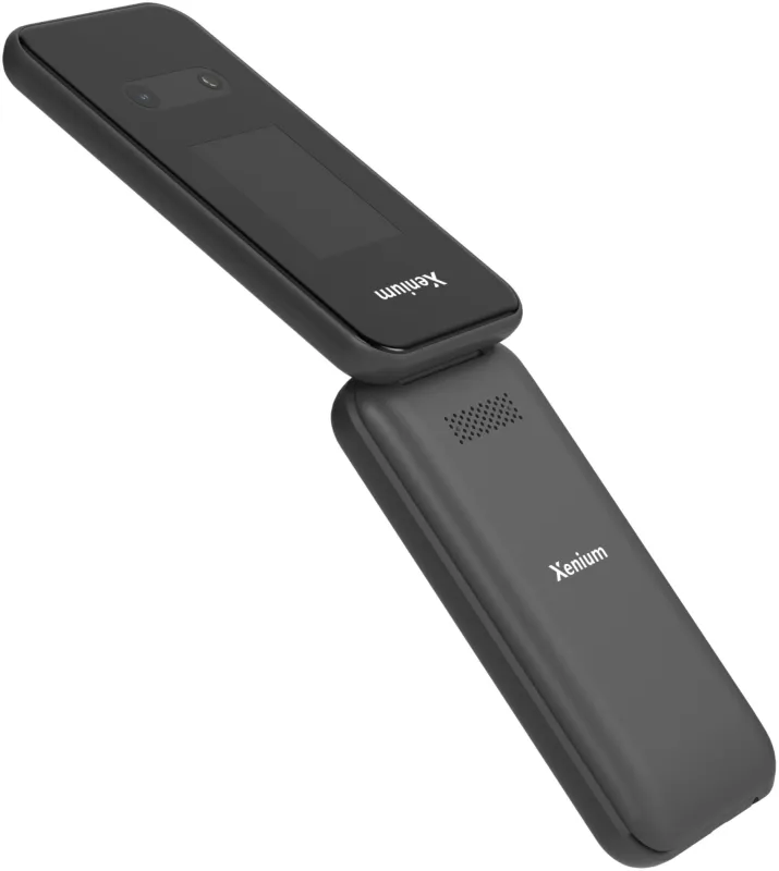 Мобильный телефон Xenium X680 темно-серый раскладной 2Sim 2.8" 240x320 Nucleus 0.3Mpix GSM900/1800 MP3 FM microSD max32Gb