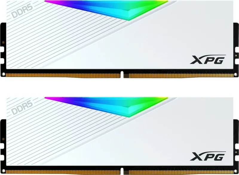 Оперативная память ADATA DDR5, 32GB, 6000MHz, 2*16GB, 30-40-40, WHITE, DUAL COLOR BOX