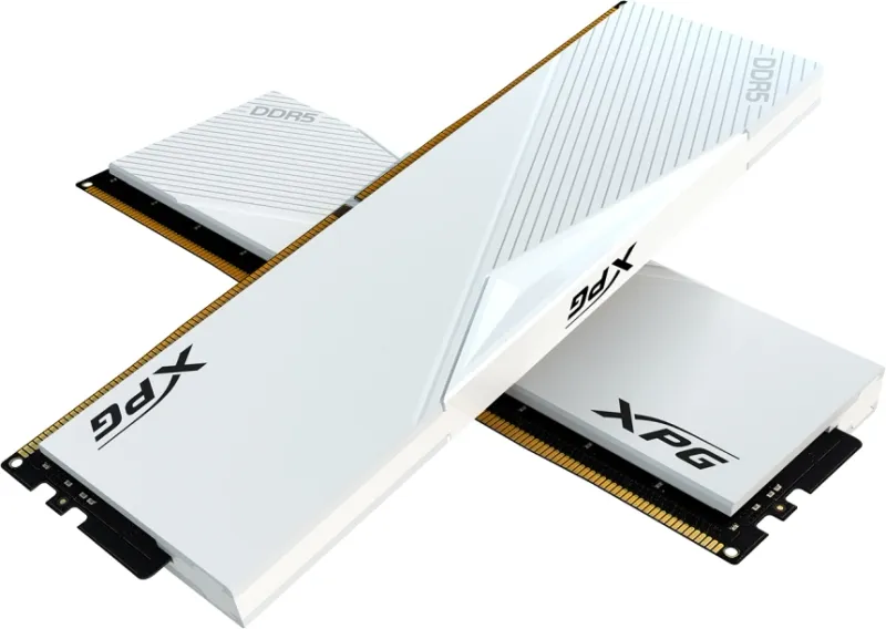 ADATA DDR5, 64GB, 6400MHz, 2*32GB, 32-39-39, WHITE, DUAL COLOR BOX