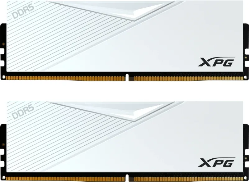 Оперативная память ADATA DDR5, 64GB, 6000MHz, 2*32GB, 30-40-40, WHITE, DUAL COLOR BOX
