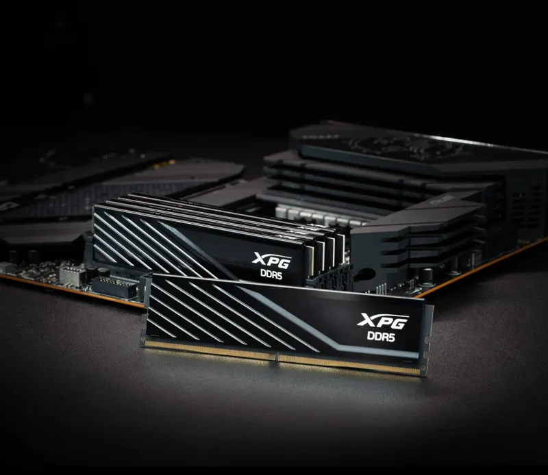 Оперативная память ADATA DDR5, 32GB, 6400MHz, 2*16GB, 32-39-39, BLACK, DUAL TRAY