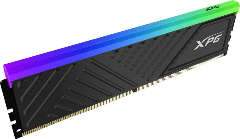 ADATA DDR4, 16GB, 3200MHz, 1*16GB, 16-20-20, BLACK, SINGLE TRAY, RGB