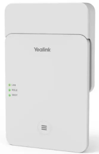 YEALINK W75 mini MC (база W75B+контроллер W75DM), мини микросота DECT, до 3 баз, до 20 устр, до 40 выз, PoE, шт