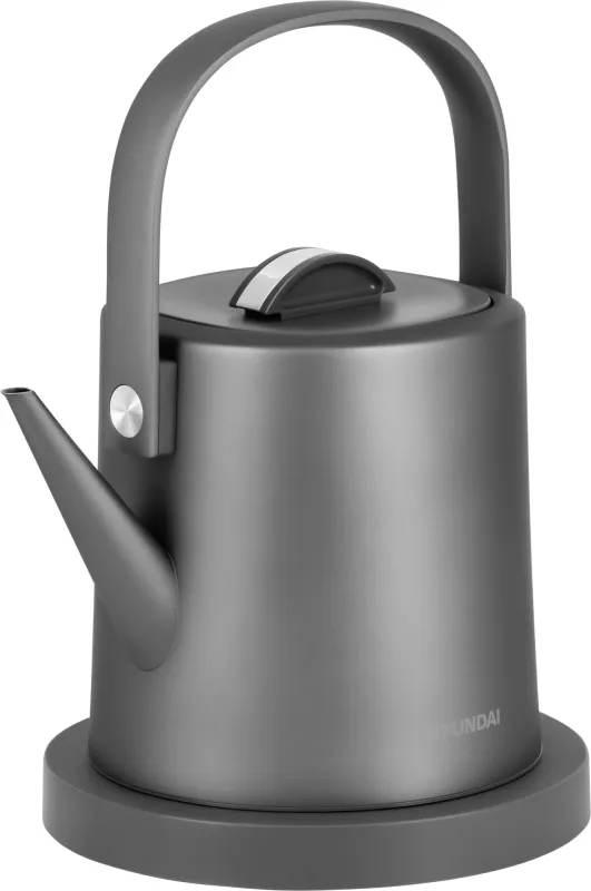 Чайник электрический Hyundai HYK-S5502 1л. 1200Вт титан/титановый корпус: металл