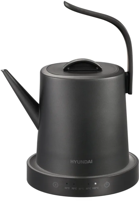 Чайник электрический Hyundai HYK-S5503 1л. 1200Вт титан/титановый корпус: металл