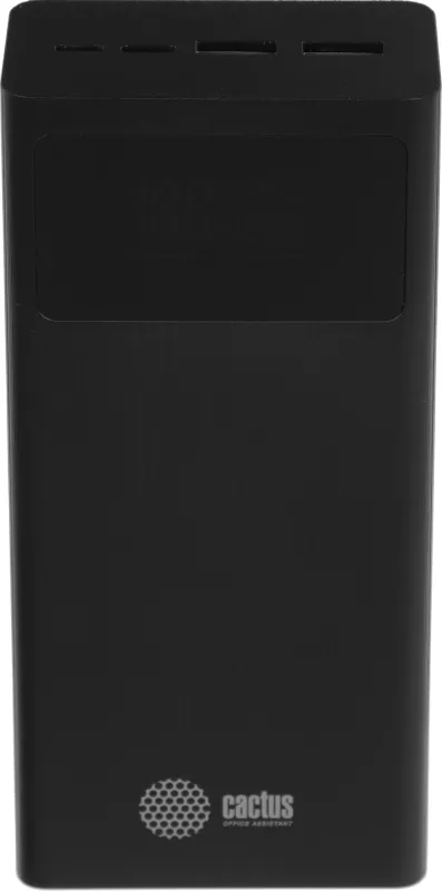 Мобильный аккумулятор Cactus CS-PBFSKA-30000 30000mAh 22.5W 4.5A USB-A/USB-C черный