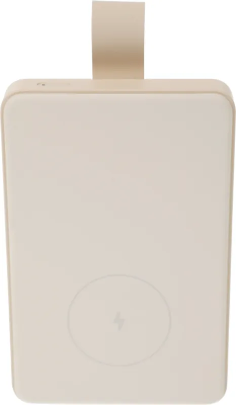 Мобильный аккумулятор Xiaomi BHR9074GL 6000mAh Qi 15W 2.4A USB-C беспров.зар. бежевый