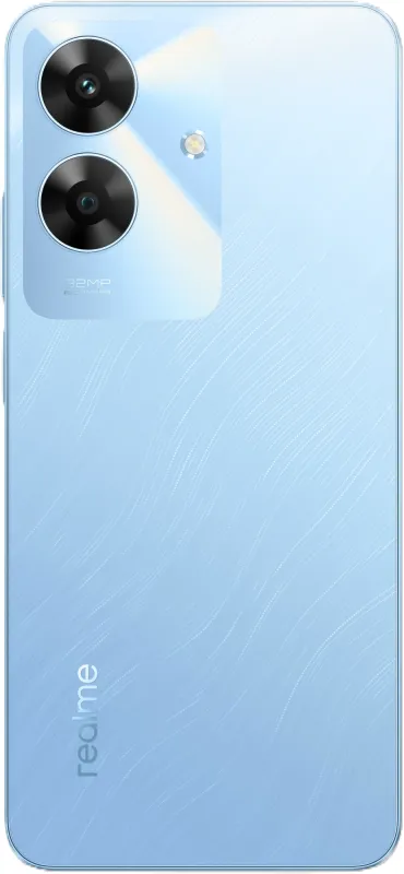 Смартфон Realme RMX3933 Note 60 128Gb 6Gb небесно-голубой моноблок 3G 4G 2Sim 6.74" 720x1600 Android 14 32Mpix 802.11 a/b/g/n/ac GPS GSM900/1800 GSM1900 TouchSc A-GPS microSD