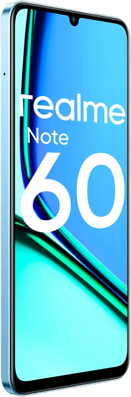 Смартфон Realme RMX3933 Note 60 128Gb 6Gb небесно-голубой моноблок 3G 4G 2Sim 6.74" 720x1600 Android 14 32Mpix 802.11 a/b/g/n/ac GPS GSM900/1800 GSM1900 TouchSc A-GPS microSD