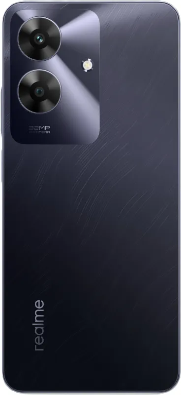 Смартфон Realme RMX3933 Note 60 128Gb 6Gb черный моноблок 3G 4G 2Sim 6.74" 720x1600 Android 14 32Mpix 802.11 a/b/g/n/ac GPS GSM900/1800 GSM1900 TouchSc A-GPS microSD