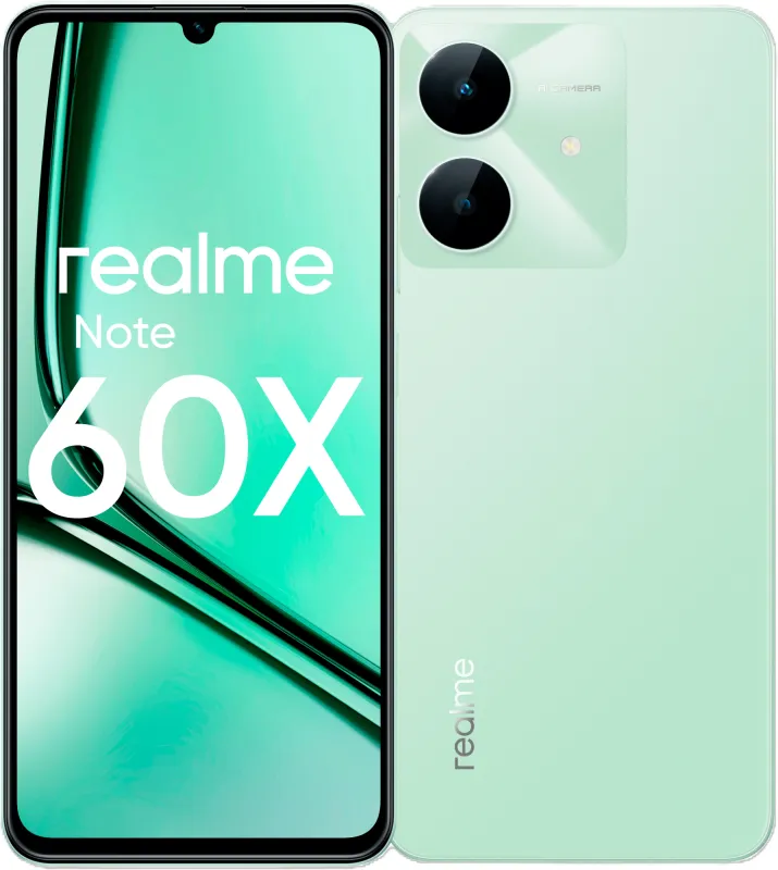 Смартфон Realme RMX3938 Note 60х 64Gb 3Gb зеленый (6941764448940)