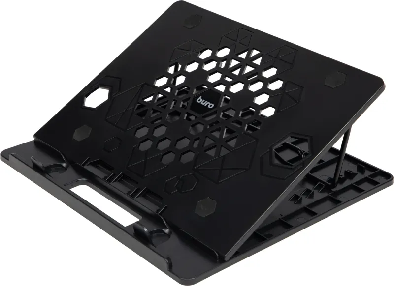 Подставка для ноутбука Buro BU-LS130 280x250x15мм пластик ABS черный