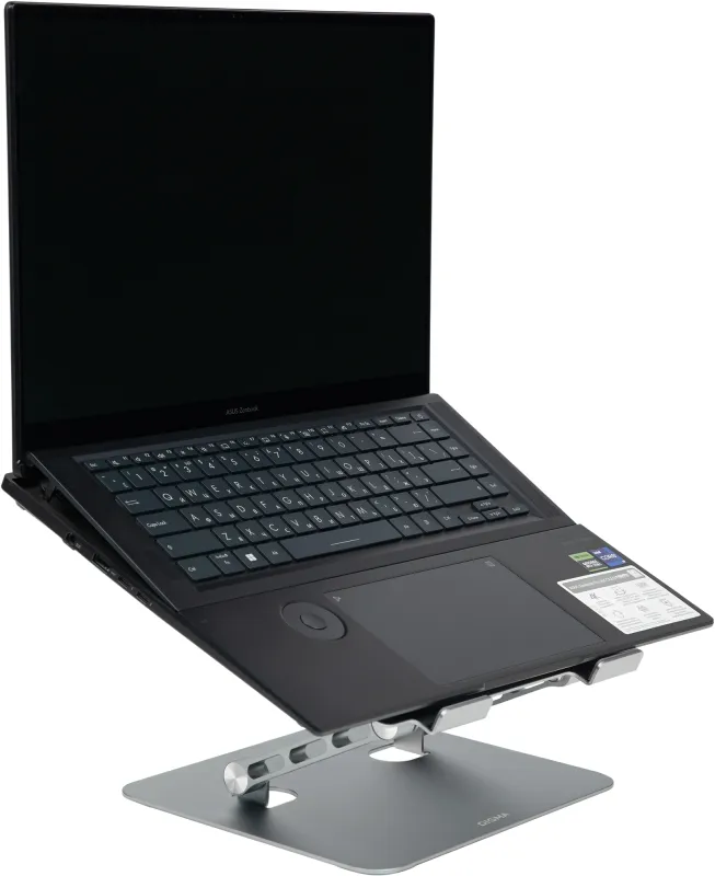 Подставка для ноутбука Digma D-NS100 240x220x50мм 612г алюминий серый