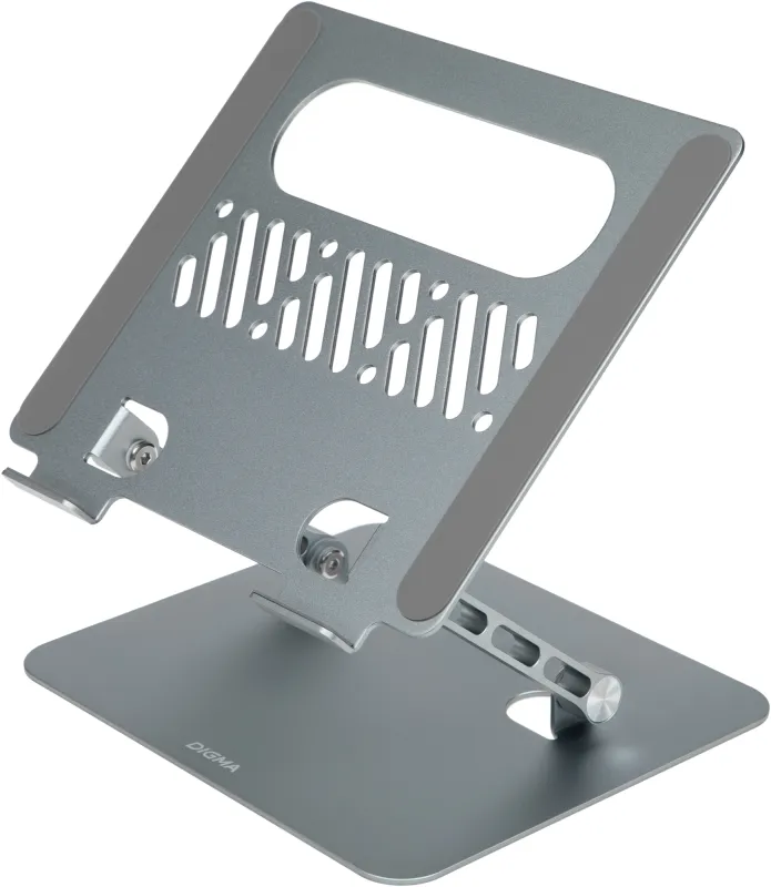 Подставка для ноутбука Digma D-NS100 240x220x50мм 612г алюминий серый