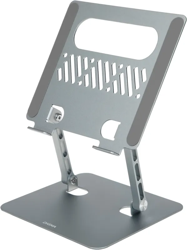Подставка для ноутбука Digma D-NS100 240x220x50мм 612г алюминий серый