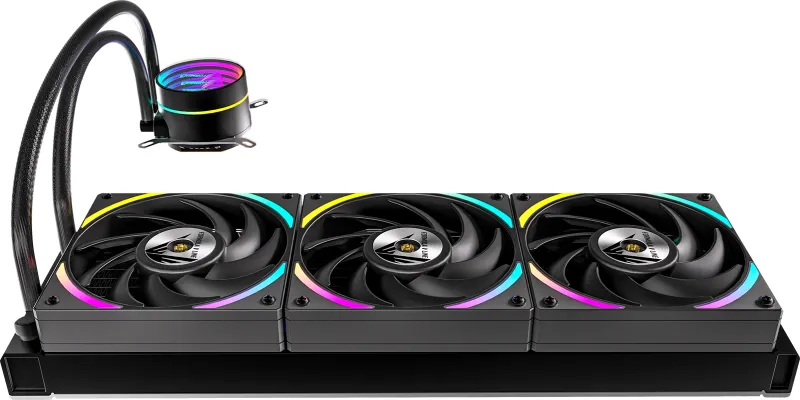 Система водяного охлаждения Formula OASIS L360 ARGB Soc-AM5/AM4/1200/2066/1700/1851 черный 4-pin Al+Cu 350W Ret (OASIS L360 ARGB BK)