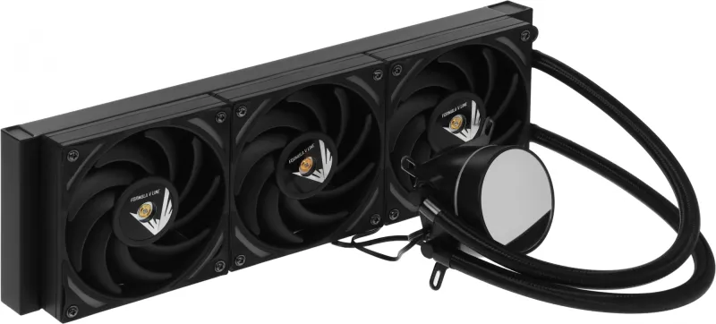 Система водяного охлаждения Formula OASIS L360 ARGB Soc-AM5/AM4/1200/2066/1700/1851 черный 4-pin Al+Cu 350W Ret (OASIS L360 ARGB BK)