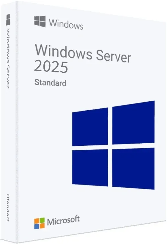 Windows Svr Std 2025 64Bit English 1pk DSP OEI DVD 16 Core